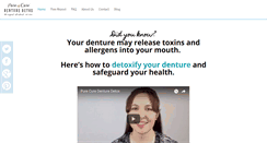 Desktop Screenshot of denturedetox.com